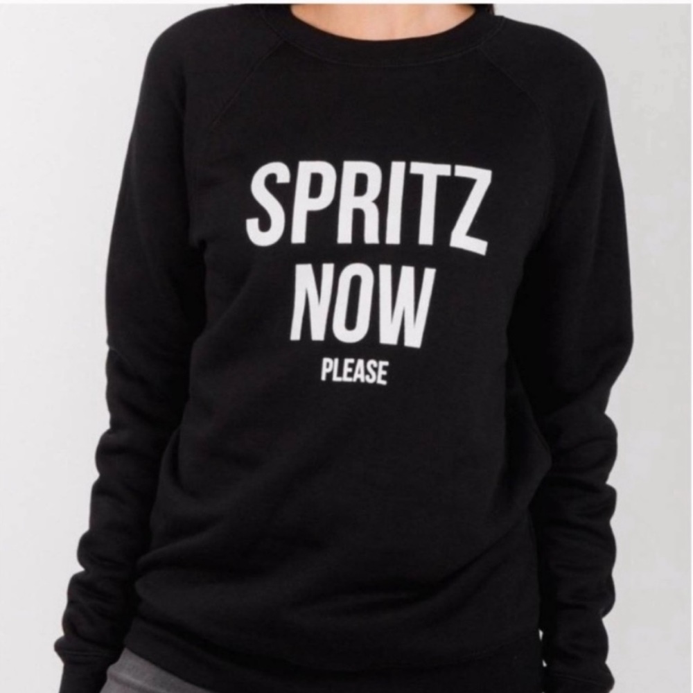 Brunette the Label “Spritz Now Please” Sweatshirt Size S/M